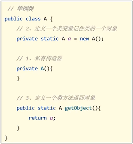 饿汉式单例设计模式